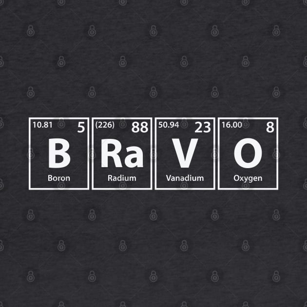 Bravo (B-Ra-V-O) Periodic Elements Spelling by cerebrands